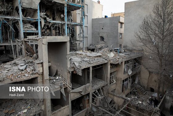 گزارش تصویری | خسارات ناشی از تجاوز هوایی آمریکا و رژیم صهیونیستی به ایران - تهران