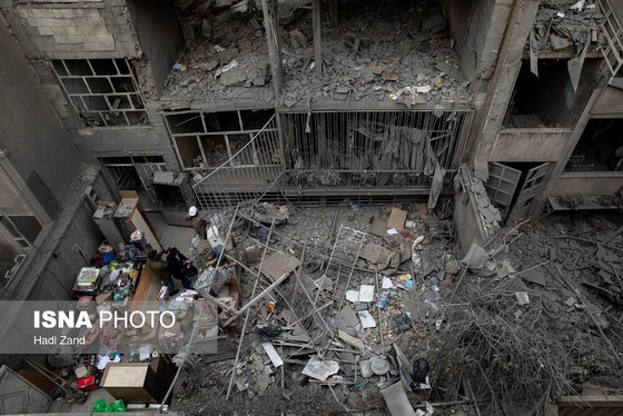 گزارش تصویری | خسارات ناشی از تجاوز هوایی آمریکا و رژیم صهیونیستی به ایران - تهران