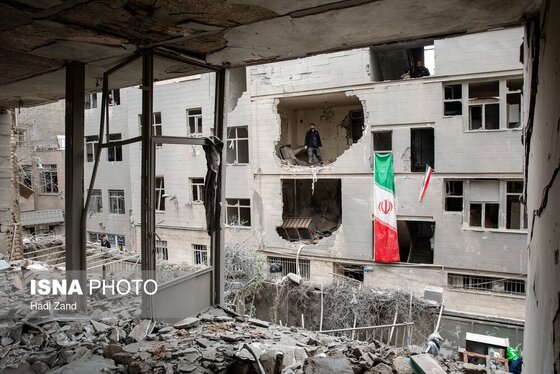 گزارش تصویری | خسارات ناشی از تجاوز هوایی آمریکا و رژیم صهیونیستی به ایران - تهران