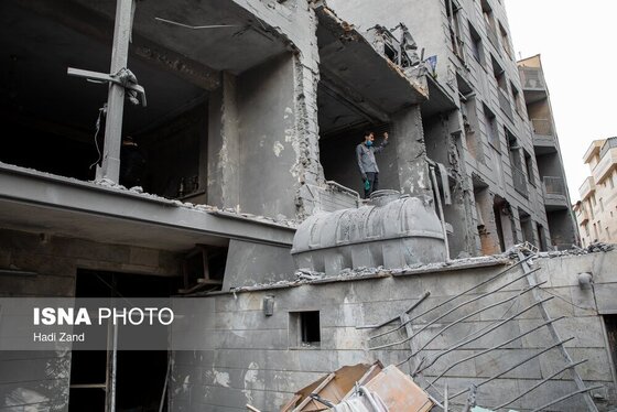 گزارش تصویری | خسارات ناشی از تجاوز هوایی آمریکا و رژیم صهیونیستی به ایران - تهران