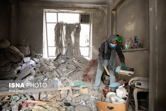 گزارش تصویری | خسارات ناشی از تجاوز هوایی آمریکا و رژیم صهیونیستی به ایران - تهران