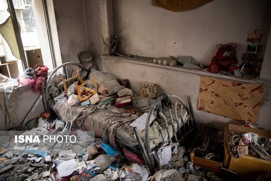 گزارش تصویری | خسارات ناشی از تجاوز هوایی آمریکا و رژیم صهیونیستی به ایران - تهران