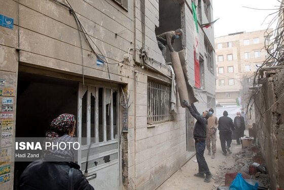 گزارش تصویری | خسارات ناشی از تجاوز هوایی آمریکا و رژیم صهیونیستی به ایران - تهران