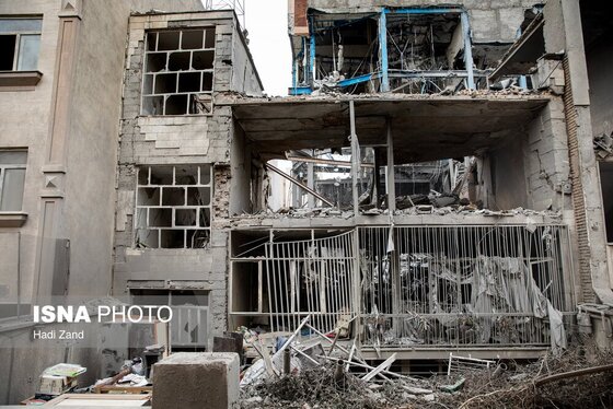 گزارش تصویری | خسارات ناشی از تجاوز هوایی آمریکا و رژیم صهیونیستی به ایران - تهران