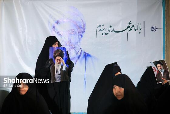 گزارش تصویری | شانزدهمین شب حضور مردم مشهد در خیابان‌های مشهد