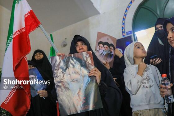 گزارش تصویری | شانزدهمین شب حضور مردم مشهد در خیابان‌های مشهد