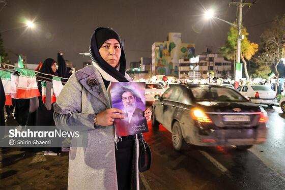 گزارش تصویری | هجدهمین شب حضور مردم مشهد در خیابان‌های شهر