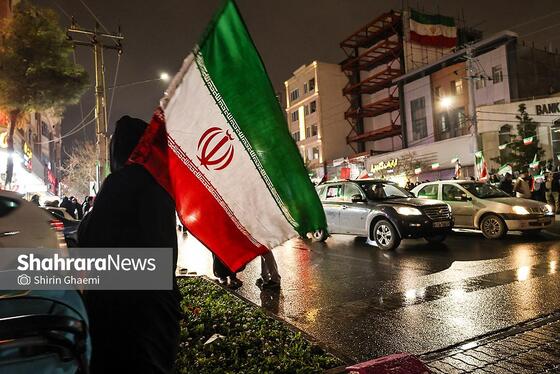 گزارش تصویری | هجدهمین شب حضور مردم مشهد در خیابان‌های شهر