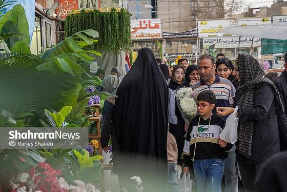 گزارش تصویری | حال‌وهوای بازار گل و گیاه مشهد در آستانه نوروز ۱۴۰۵