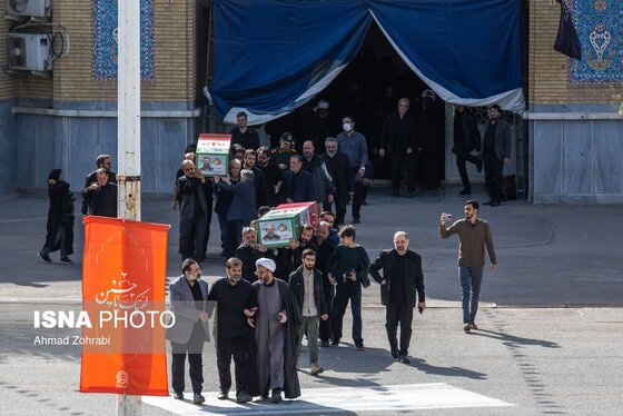 گزارش تصویری | تشییع پیکر شهید «علی لاریجانی» و «مرتضی لاریجانی» - قم