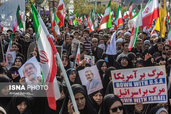 گزارش تصویری | تشییع پیکر شهید «علی لاریجانی» و «مرتضی لاریجانی» - قم