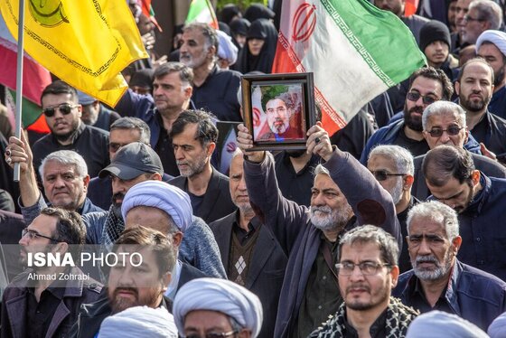 گزارش تصویری | تشییع پیکر شهید «علی لاریجانی» و «مرتضی لاریجانی» - قم