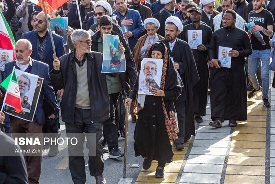گزارش تصویری | تشییع پیکر شهید «علی لاریجانی» و «مرتضی لاریجانی» - قم