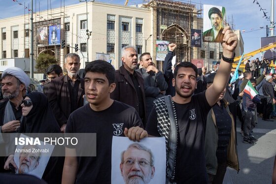 گزارش تصویری | تشییع پیکر شهید «علی لاریجانی» و «مرتضی لاریجانی» - قم