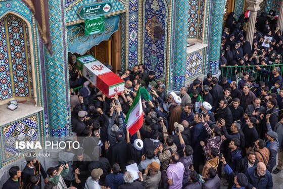 گزارش تصویری | تشییع پیکر شهید «علی لاریجانی» و «مرتضی لاریجانی» - قم