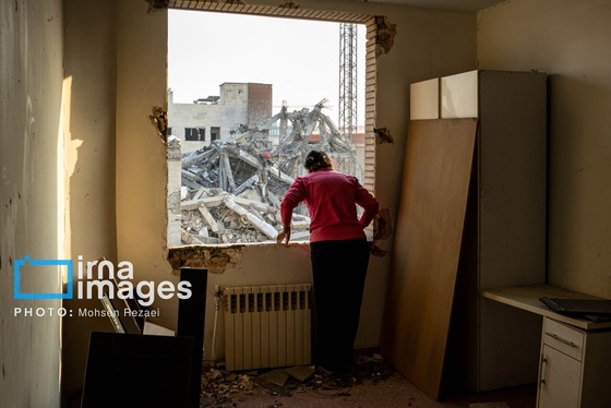 گزارش تصویری | خرابی‌های ناشی از حملات دشمن به واحد‌های مسکونی در تهران