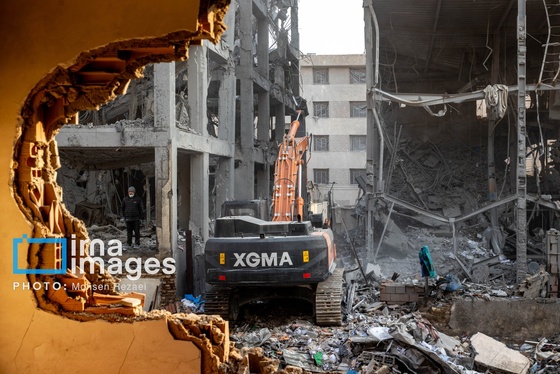 گزارش تصویری | خرابی‌های ناشی از حملات دشمن به واحد‌های مسکونی در تهران