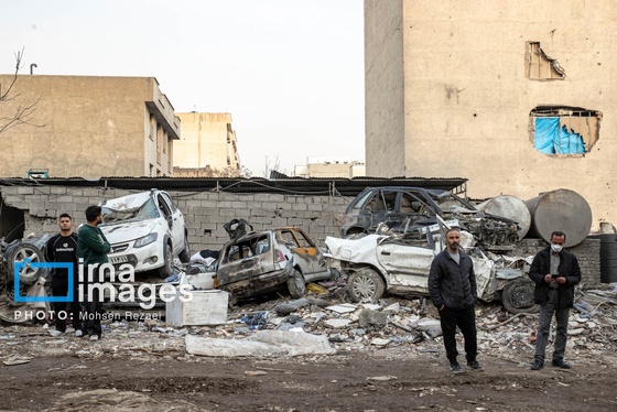 گزارش تصویری | خرابی‌های ناشی از حملات دشمن به واحد‌های مسکونی در تهران