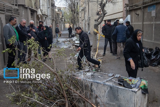 گزارش تصویری | خرابی‌های ناشی از حملات دشمن به واحد‌های مسکونی در تهران