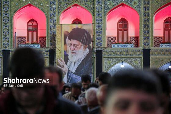 گزارش تصویری | تحویل سال نو با حضور پرشور مردم در حرم مطهر رضوی