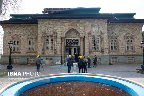 گزارش تصویری | خسارات ناشی از تجاوز آمریکایی - صهیونی به کاخ سعدآباد
