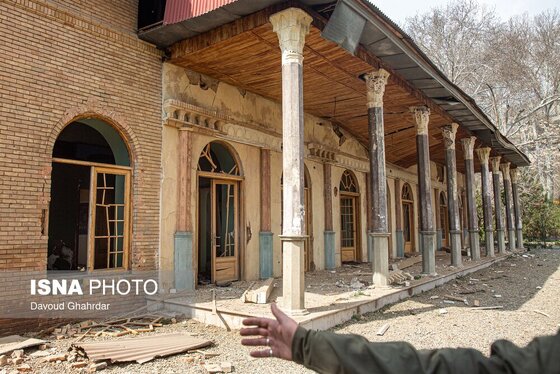 گزارش تصویری | خسارات ناشی از تجاوز آمریکایی - صهیونی به کاخ سعدآباد
