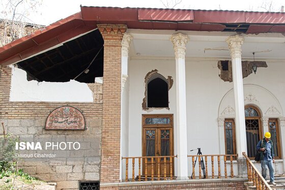 گزارش تصویری | خسارات ناشی از تجاوز آمریکایی - صهیونی به کاخ سعدآباد