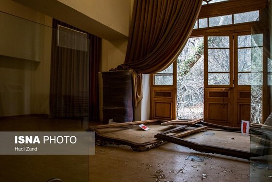 گزارش تصویری | خسارات ناشی از تجاوز آمریکایی - صهیونی به کاخ سعدآباد