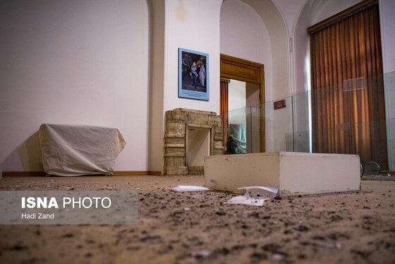 گزارش تصویری | خسارات ناشی از تجاوز آمریکایی - صهیونی به کاخ سعدآباد