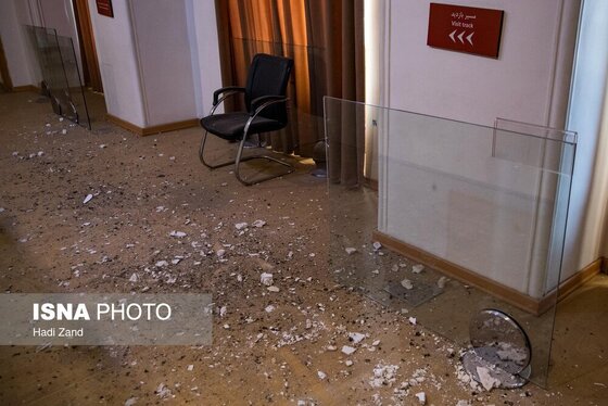 گزارش تصویری | خسارات ناشی از تجاوز آمریکایی - صهیونی به کاخ سعدآباد