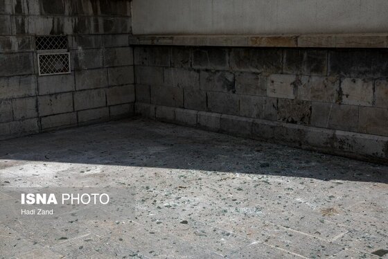 گزارش تصویری | خسارات ناشی از تجاوز آمریکایی - صهیونی به کاخ سعدآباد