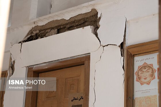 گزارش تصویری | خسارات ناشی از تجاوز هوایی آمریکایی صهیونی به عمارت تاریخی رکیب‌خانه اصفهان
