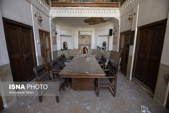 گزارش تصویری | خسارات ناشی از تجاوز هوایی آمریکایی صهیونی به عمارت تاریخی رکیب‌خانه اصفهان