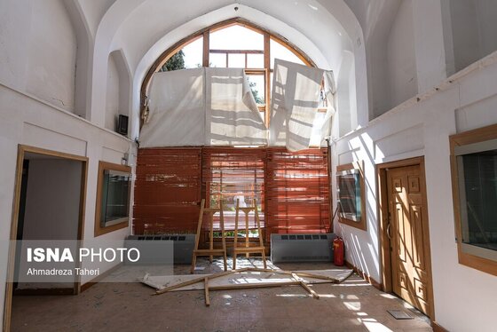 گزارش تصویری | خسارات ناشی از تجاوز هوایی آمریکایی صهیونی به عمارت تاریخی رکیب‌خانه اصفهان