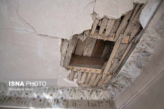 گزارش تصویری | خسارات ناشی از تجاوز هوایی آمریکایی صهیونی به عمارت تاریخی رکیب‌خانه اصفهان