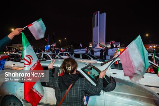 گزارش تصویری | میدان فلسطین مشهد چند ساعت پس از سال تحویل