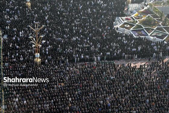گزارش تصویری | اقامه نماز عید فطر در حرم مطهر امام رضا (ع)