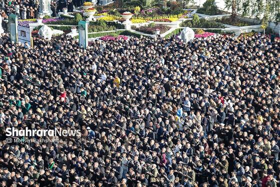 گزارش تصویری | اقامه نماز عید فطر در حرم مطهر امام رضا (ع)