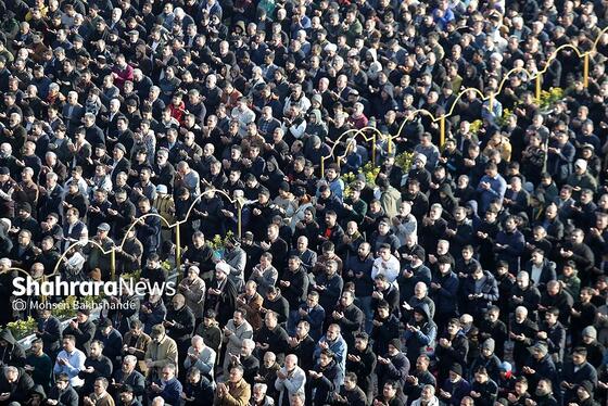 گزارش تصویری | اقامه نماز عید فطر در حرم مطهر امام رضا (ع)