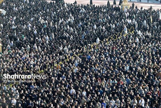 گزارش تصویری | اقامه نماز عید فطر در حرم مطهر امام رضا (ع)