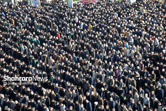گزارش تصویری | اقامه نماز عید فطر در حرم مطهر امام رضا (ع)