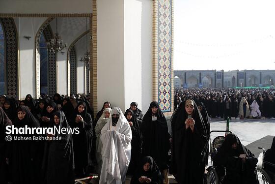 گزارش تصویری | اقامه نماز عید فطر در حرم مطهر امام رضا (ع)