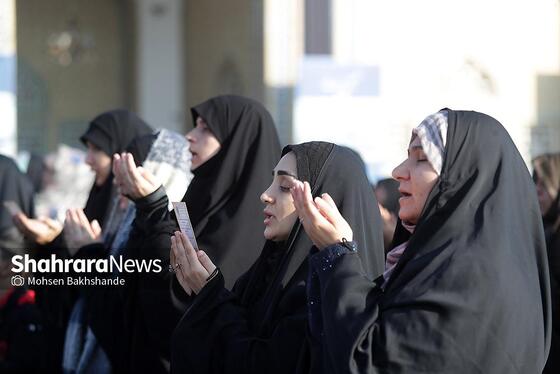 گزارش تصویری | اقامه نماز عید فطر در حرم مطهر امام رضا (ع)