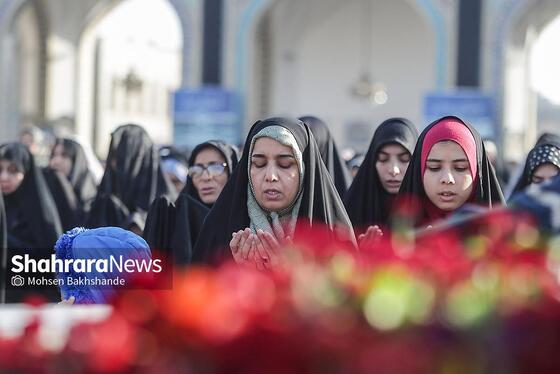 گزارش تصویری | اقامه نماز عید فطر در حرم مطهر امام رضا (ع)