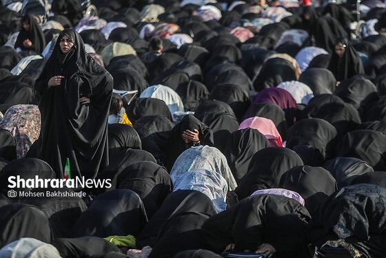 گزارش تصویری | اقامه نماز عید فطر در حرم مطهر امام رضا (ع)