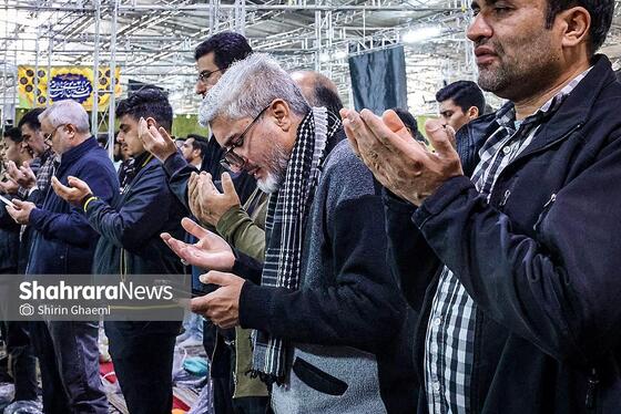 گزارش تصویری | اقامه نماز عید فطر در آرامستان بهشت رضا (ع) مشهد