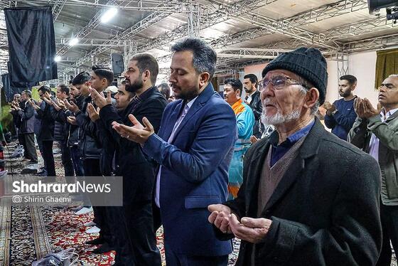 گزارش تصویری | اقامه نماز عید فطر در آرامستان بهشت رضا (ع) مشهد