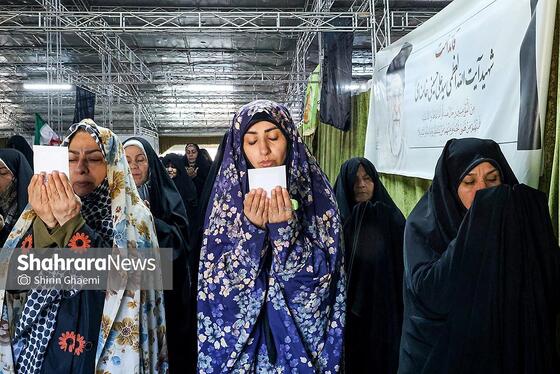 گزارش تصویری | اقامه نماز عید فطر در آرامستان بهشت رضا (ع) مشهد