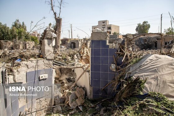 گزارش تصویری | خسارات ناشی از تجاوز هوایی آمریکا و رژیم صهیونیستی به ایران - اهواز / ۱ فروردین ۱۴۰۵