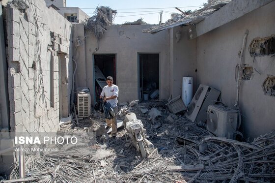 گزارش تصویری | خسارات ناشی از تجاوز هوایی آمریکا و رژیم صهیونیستی به ایران - اهواز / ۱ فروردین ۱۴۰۵